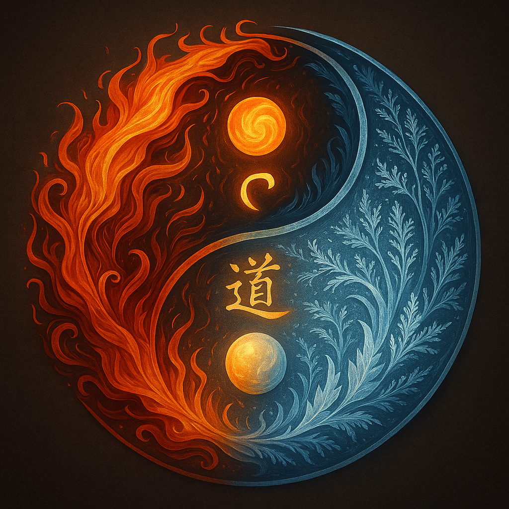 Fire and Ice Yin Yang
